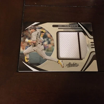 2022 ABSOLUTE PATCHES JAKE CRONENWORTH 54/99 #P-CR SAN DIEGO PADRES - Image 1 of 2