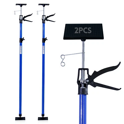 BROILISSIMO 2 Stk. Deckenstütze Montagestütze Einhandstütze 115-290 cm Belastbar Bis 30 kg