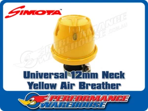 Simota amarillo 12 mm tanque de captura de aceite cárter ventilación/válvula respirador filtro de aire - Imagen 1 de 2