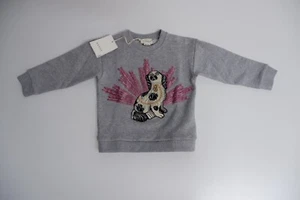 Gucci NEW Girls Jumper, Size Age 24 Months, 2 Years, Grey, dog, BNWT - Picture 1 of 8