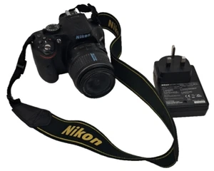 Nikon D5200 DSLR Camera with 18 - 55mm Lens Original Wall Charger Strap SD Card - Picture 1 of 10