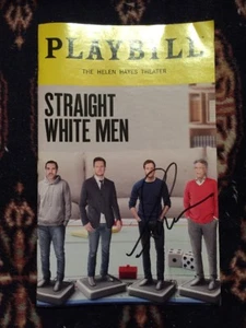 Armie Hammer (Call Me By Your Name) Signed Straight White Men Playbill - Picture 1 of 9