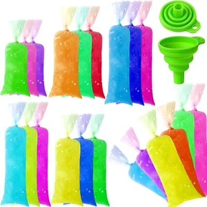 300 Pcs Disposable Ice Popsicle Bags Plastic Ice Cream Ice Candy Mold Bags - Picture 1 of 7