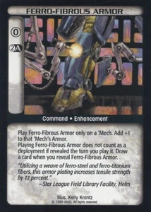 Ferro-Fibrous Armor - Limited - Battletech CCG - Picture 1 of 1