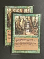 Set of 2x Floral Spuzzem VLP / PL Legends LEG Magic the Gathering MTG