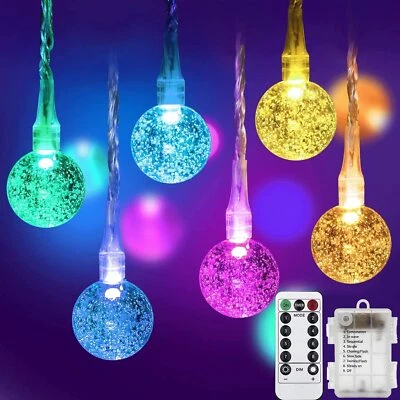 Battery Operated LED Fairy String Lights Lamp Christmas Party Wedding Home Decor - Image 1 of 4