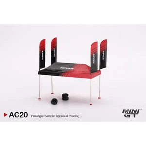 Mini GT - Paddock Service Tent Set 2023, black/red - Advan - AC20 - 1:64 - Bild 1 von 3