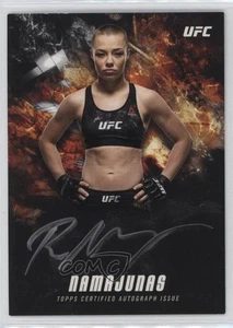 2019 Topps UFC Knockout AKA Ink Silver Ink /25 Rose Namajunas #AKA-RN Auto - Picture 1 of 3