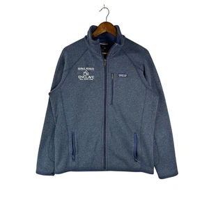 Patagonia Better Sweater Full Zip Navy Heather Size Large Logo - Picture 1 of 5