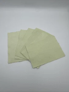 Paño de limpieza de caja de reloj Rolex amarillo claro verde 124 mm x 80 mm - Imagen 1 de 1