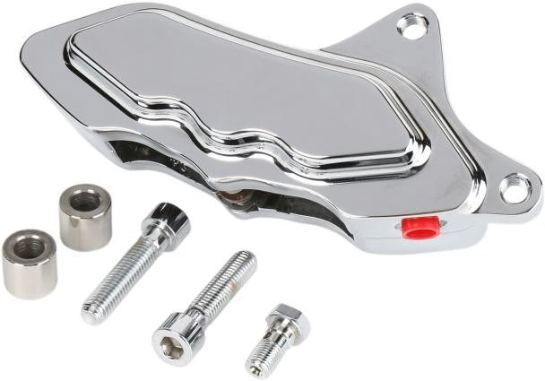 Pinza de freno delantera izquierda Hawg Halters 6 pistones cromada #LHSCC6001 Harley Davidson Foto 1 de 1