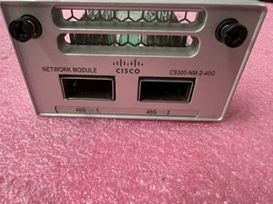 Moduł sieciowy Cisco C9300-NM-2-40G 2 porty 40G - otwarta skrzynka - Zdjęcie 1 z 3