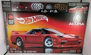 Mattel Brick Shop Hot Wheels ’90 Acura Nsx Bauset (876 Teile) - Bild 1 von 2