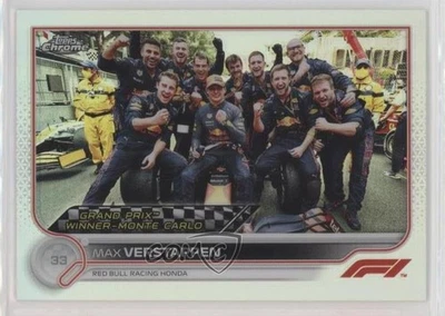 2022 Topps Chrome Formula 1 Grand Prix Winners Refractor Max Verstappen #155 - Image 1 of 2
