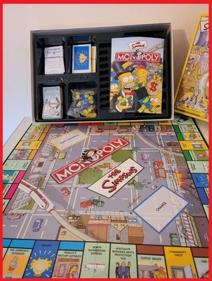 Parker Brothers Monopoly: The Simpsons Edition Board Game - Image 1 of 4