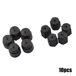 10PCS Klimaanlage Dichtung Satz R134a Hoch/niedrig AC Ventilkappe Ersatzteil - Picture 1 of 6