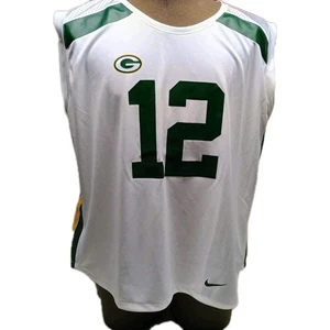 Nike Green Bay Packers Fußball Aaron Rodgers ärmelloses Trikot Herren XXL exzellenter Zustand - Bild 1 von 7