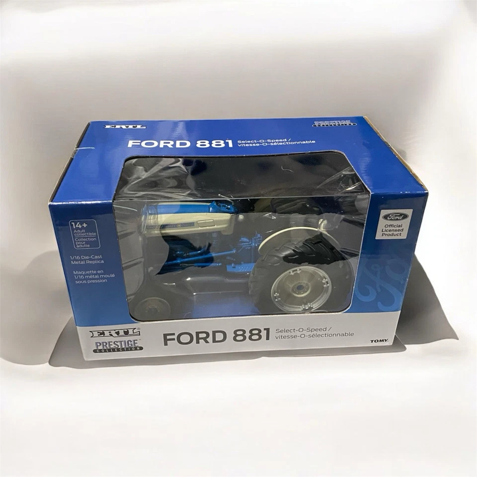 2023 ERTL 1/16 Ford 881 Select-O-Speed Prestige BLUE CHASE Tractor NEW!! - Image 1 of 4