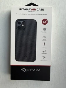 Pitaka Air Aramid Carbon Fiber 600D Apple iPhone 12 Thin Case - Picture 1 of 10