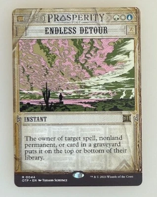 MTG: Endless Detour Outlaws of Thunder Junction: Breaking News Regular NM - Image 1 of 2