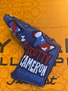 Scotty Cameron Encinitas Gallery Blue USA Camo Dog cover - Standard Blade NEW - Picture 1 of 6