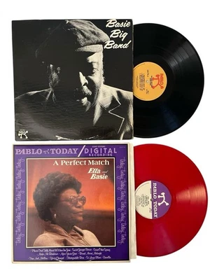Basie Big Band + Ella and Basie A Perfect Match 2 LP Vocal jazz   - Image 1 of 4
