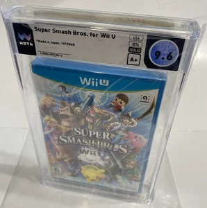 Super Smash Bros Neu Sealed Graded WATA 9.6 A+ Nintendo Wii U High Grade - Bild 1 von 10