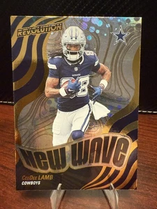 CeeDee Lamb Holo New Wave Insert-2025 Panini Revolution #14 Dallas Cowboys NFL - Picture 1 of 2