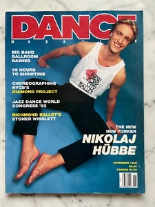 Dance Magazine November 1992 NIKOLAJ HUBBE Cover  - Picture 1 of 3
