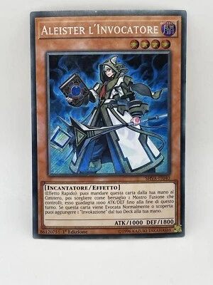 Yugioh Aleister The Invoker GERMAN SHVA-EN040 SHVA-DE040 Secret 1st Edition - Image 1 of 4