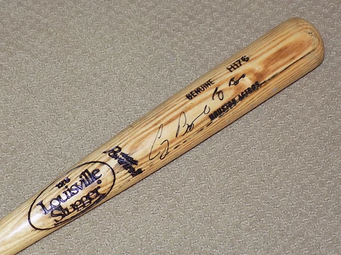 Craig Biggio H&B Game Used Signed Bat Houston Astros HOF PSA GU 10 Cover