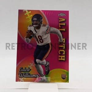TOPPS Chrome Football NFL Cards 2024 - CAE-CW All-Etch Caleb Williams RC Pink - Foto 1 di 1