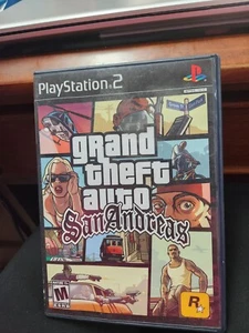 Grand Theft Auto San Andreas (Playstation 2 4) No Map - Picture 1 of 2