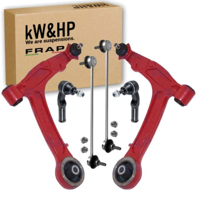 KIT BRACCI OSCILLANTI INFERIORI FRAP FIAT PANDA 169 2003>2012 TRAPEZI RINFORZATI - Immagine 1 di 4