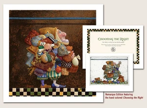 James Christensen HOLD TO THE ROD, THE IRON ROD w/Hand-Colored Remarque AP#50/50 - Picture 1 of 1
