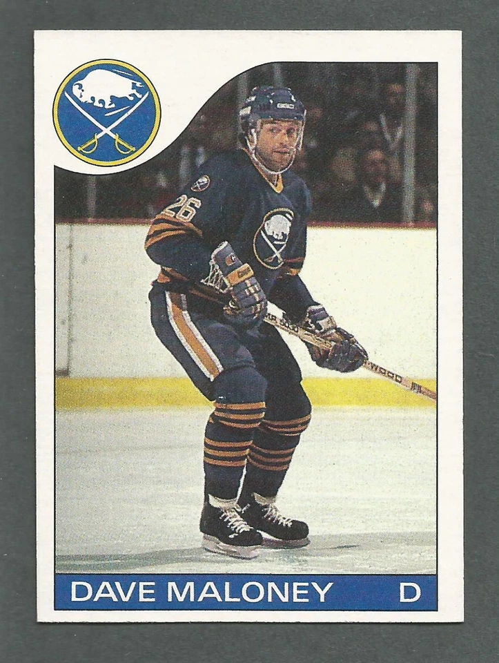 1985-86 Topps Hockey Dave Maloney #89 Buffalo Sabres NM/MT - Image 1 of 1