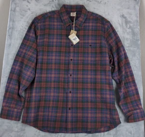 Neu Bio Faherty super angerautes Flanellhemd Herren 2XL Bock Baum kariert - Bild 1 von 6