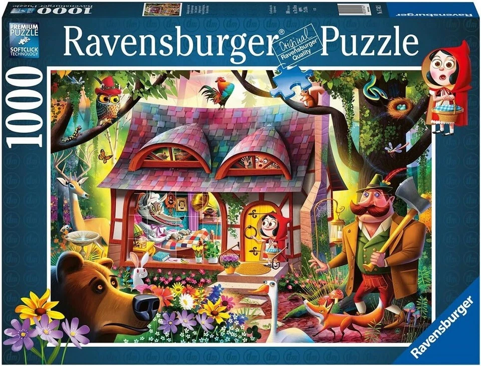 Ravensburger 1000 Piece Jigsaw Puzzle - Come In Little Red Riding Hood - image 1 of 1