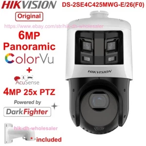 Hik TandemVu 6MP Panoramic + 4MP 25x Zoom PTZ Camera DS-2SE4C425MWG-E/26(F0) - Picture 1 of 12