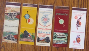 FUNDAS PARA MATCHBOOK RAILROAD COMPANY: CUBIERTAS PARA MATCHBOOK NORFOLK & WESTERN RAILWAYY -A19 - Imagen 1 de 1