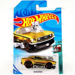 Hot Wheels 68 MUSTANG #157 2018 oro - Tooned - HW 1:64 Ford Mattel FJW53 - Foto 1 di 2