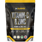 Vitamin C 100mg + Zinc 20mg - Vegan Tablets-Immune Function High Strength-Vegan
