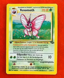 carta card pokemon Venomoth 13/64 Holo eng Set Jungle Prima Edizione Francese - Foto 1 di 2