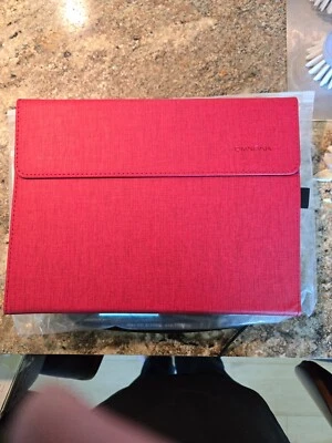 Omnpak Surface Pro 8 Tablet Case with Pen Holder NEW RED - Image 1 of 4