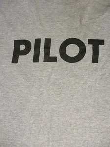 T-Shirt S grau PILOT LOGO von GILDAN - Bild 1 von 3