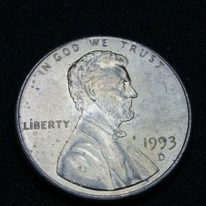 1993 D Lincoln Penny rot und glänzend - Bild 1 von 6