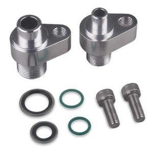 LS New AC Compressor adapter fittings for Denso 10S17F & 10S20F CNC Machined - Picture 1 of 6