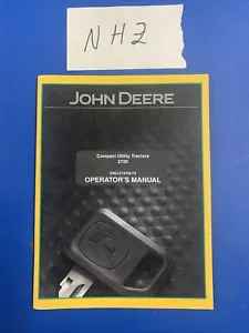 John Deere 2720 Compact Utility Tractor Owner Operator Manual OMLVU19798 NOS - Picture 1 of 12
