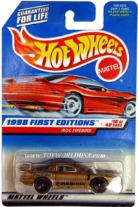 1998 Hot Wheels #653 First Edition #16 IROC Firebird (red car card) - Picture 1 of 1