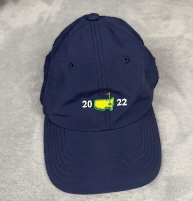 Gorra de béisbol Masters Golf 2022 azul golf talla única aguja americana correa Foto 1 de 4
